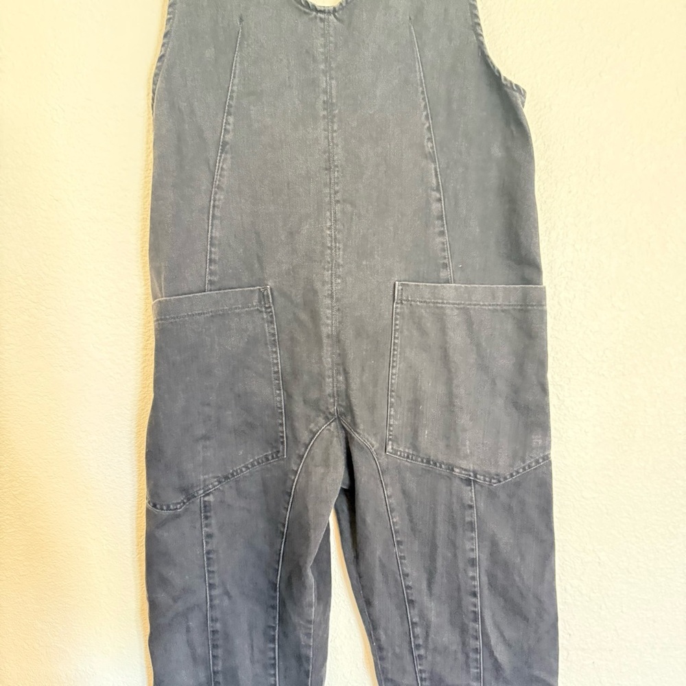 Free people High Roller Overall Denim Jumpsuit - Picture 8 of 11